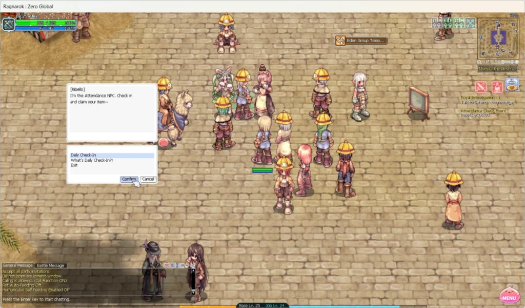 Ragnarok Zero ณ สถานที่แห่งหนึ่งในเมือง Morroc